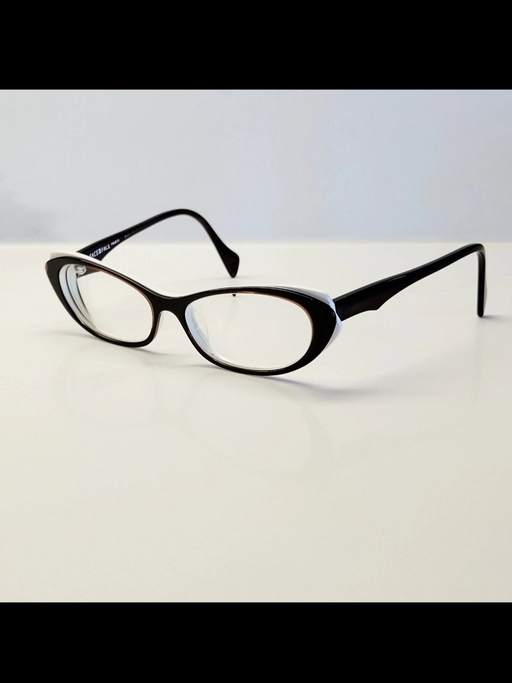 VTG. FACE ā FACE Paris POLEN 1, 54-15 COL 124 Womens "Cat Eye" Eye Glasses